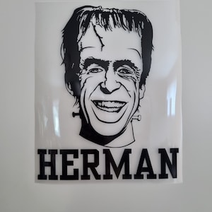 Herman Munster - The Munsters Vinyl Decal