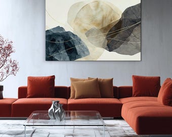 Abstract painting - The Touch of Minimalism