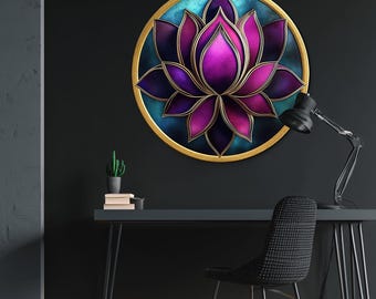 Mandala wall art - Viola
