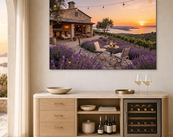 Wall picture - Terrace above the vineyard
