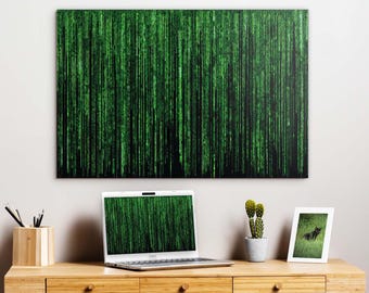 Wooden picture from the movie - Matrix