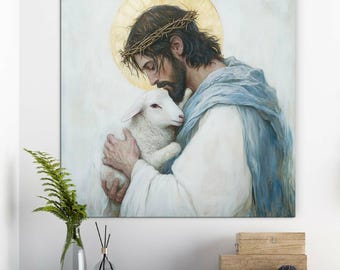 Modern Holy Wall Art - Jesus Christ