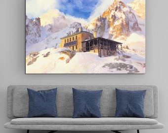Wooden picture - Téry's hut