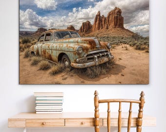 Wooden picture - Wasteland