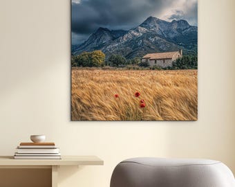 Wooden picture - Landscape of peace