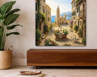 Image of a Mediterranean town - Sunny Beach