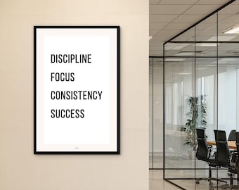 Motivational picture for the office - Rules of success