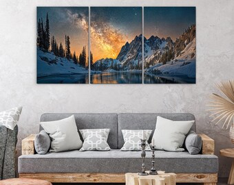 Vivid panoramic image of the mountains