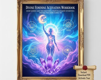 Caderno de Exercícios do Divino Feminino: Guia da Deusa para 28 Dias (PDF)