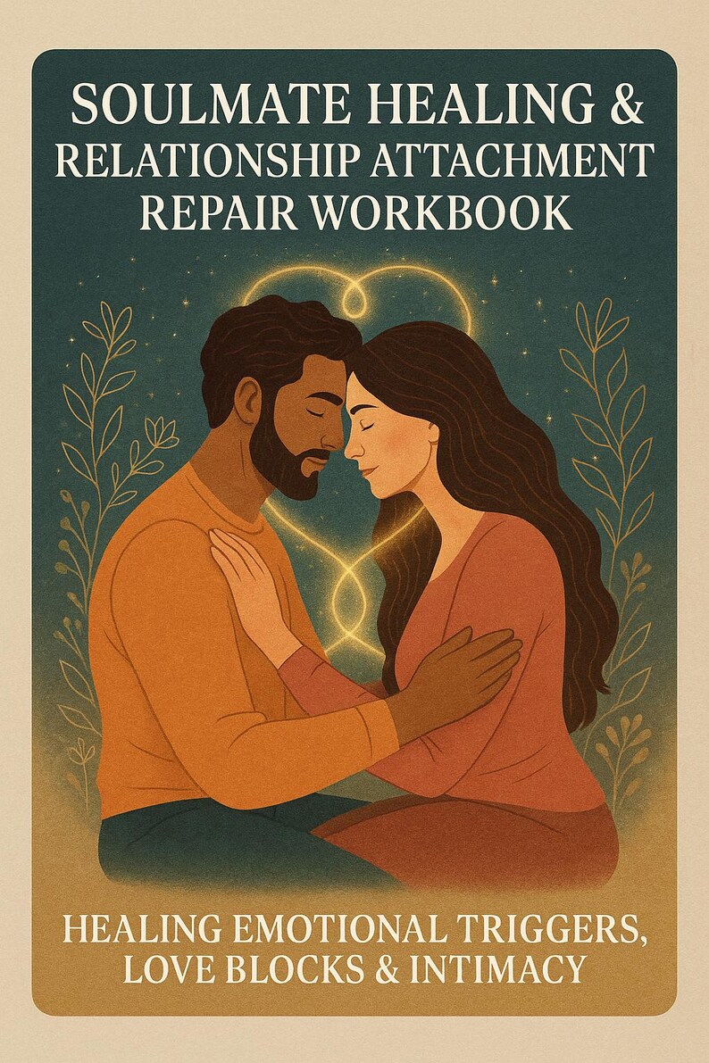 Soulmate Healing Workbook | Attachment Repair, Twin Flame Connection ...