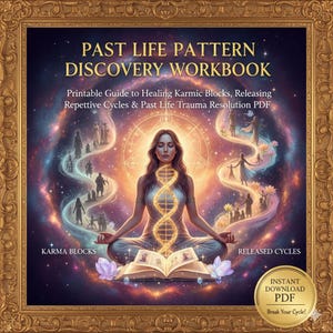 Past Life Discovery Workbook | Heal Karmic Patterns | Break Old Cycles (PDF)