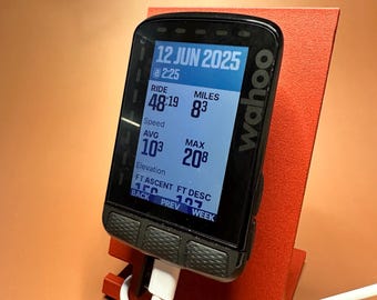 Garmin & Wahoo Bike Computer Charging Stand, Organize Your Gear, Gift for Cyclists, Bike Accessories and Tools