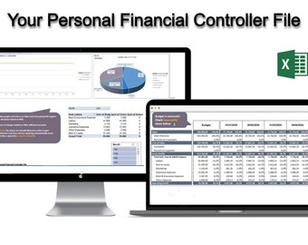 Your Personal Financial Controller File. Professional and fully automatic Excel template for the financial control of your company.