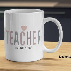 Personalized Teacher Mug: End of Year Thank You Gift