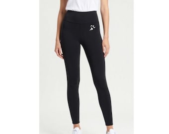 Personalised Silky Dance High Waist Leggings | Custom Dancewear, Activewear