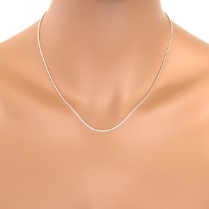 Sterling Silver Snake Chain 18&quot;