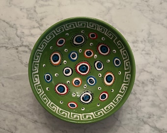 Ceramic Bowl, Large Ceramic Bowl, Meze Bowl, Mezze Serving Bowl, Sallad Bowl,15 cm (5.9")