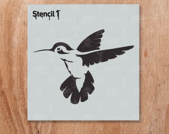 Simple Shape BIRD Stencil Tough Reusable 350 Micron Material #SBS01 A5,A4,A3,A2,A1