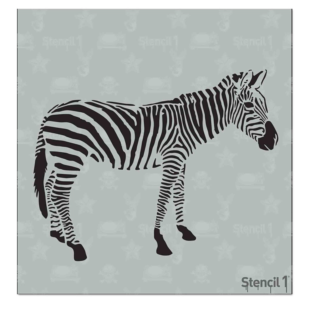 Zebra Stencil - Reusable Craft & DIY Stencils - S1_01_301_S - Small ...