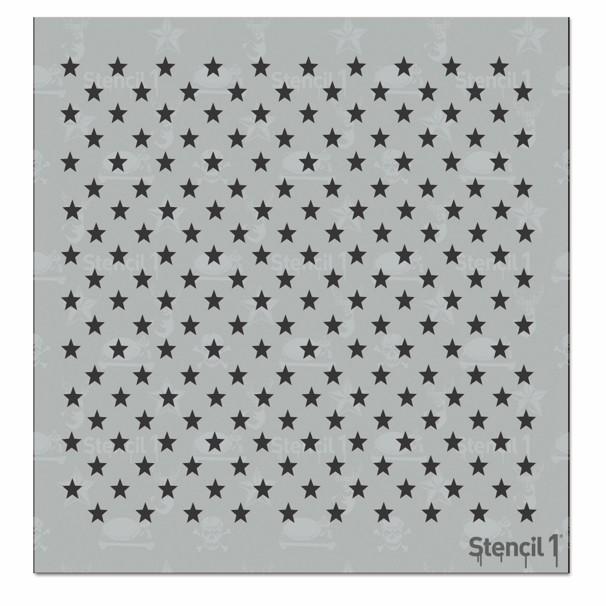Stars Repeat Pattern- Reusable Craft &DIY Stencils- S1_01_218_S -small ...
