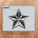 Star Stencil- Reusable Craft & DIY Stencils- S1_01_18 -8.5x11- by ...