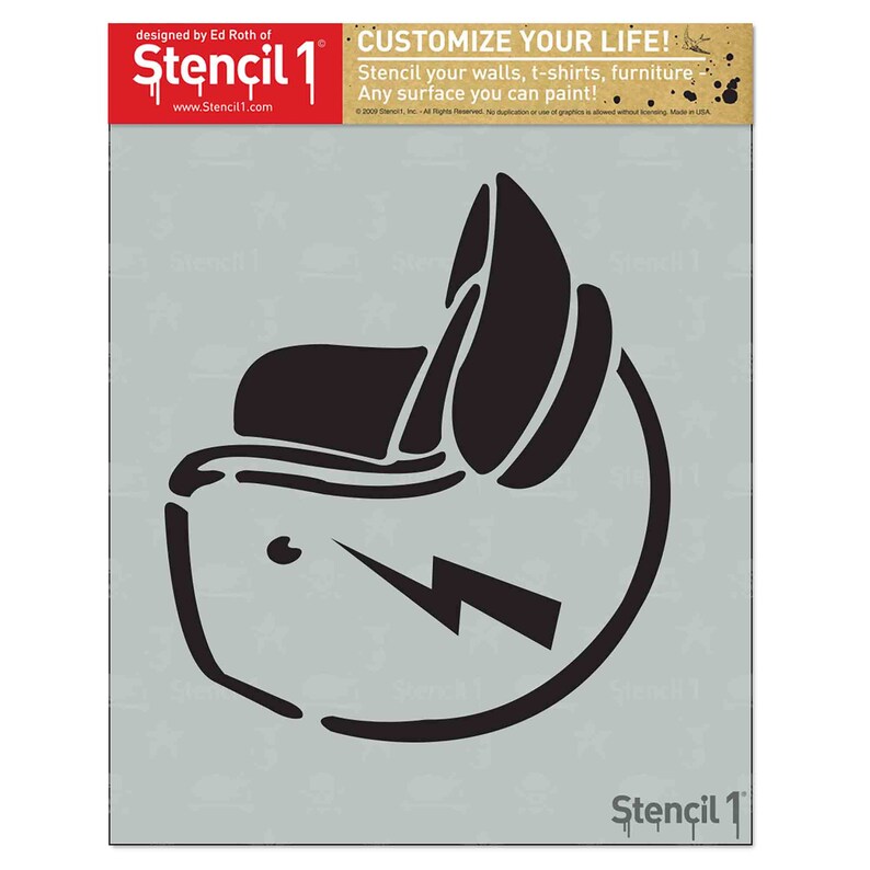 Helmet Stencil Reusable Craft &DIY Stencils S1_01_68 Etsy