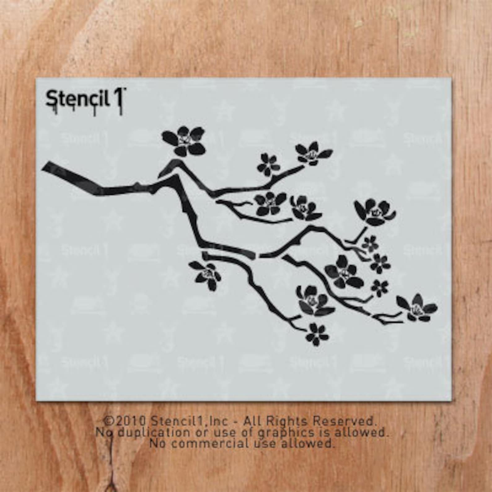 Stencil1 Cherry Blossom Stencil S1_01_126 Etsy