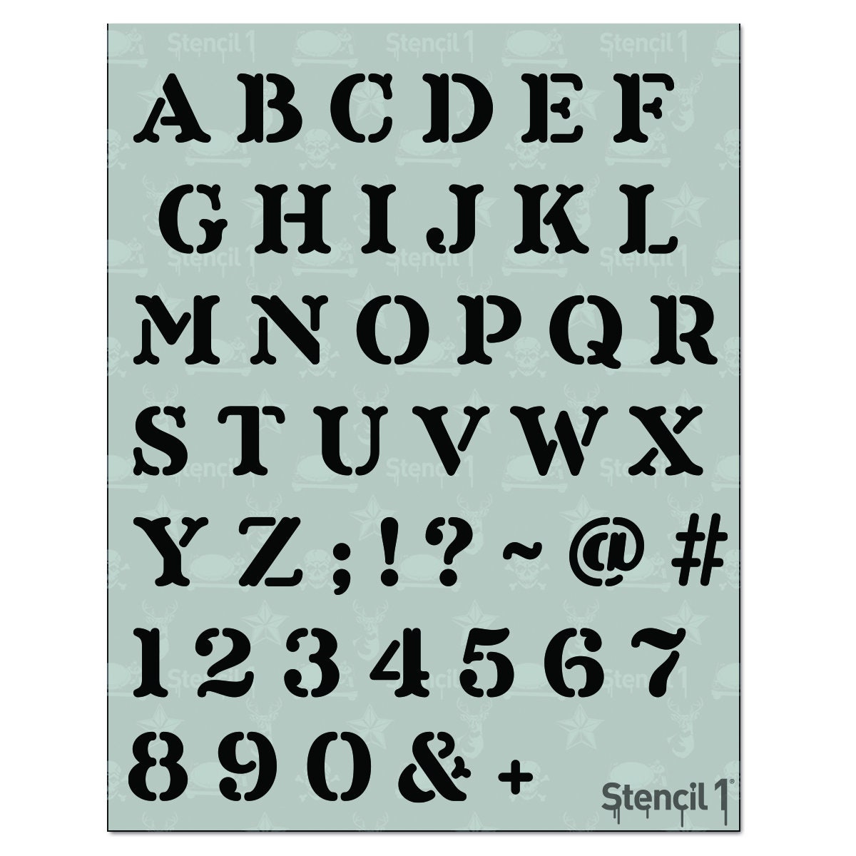 Kitsch ABC Stickers [Capital Letters]