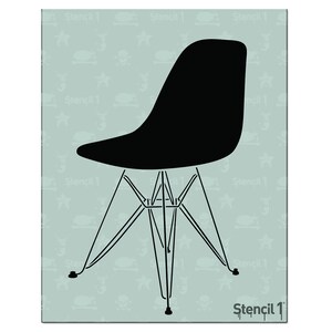 Chair Molded Stencil- Reusable Craft & DIY Stencils- S1_01_88 -8.5x11- By Stencil1