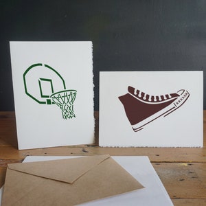 Stencil1 Basketball 4-Pack Stencil Set Art Craft - 8.5\" X 11