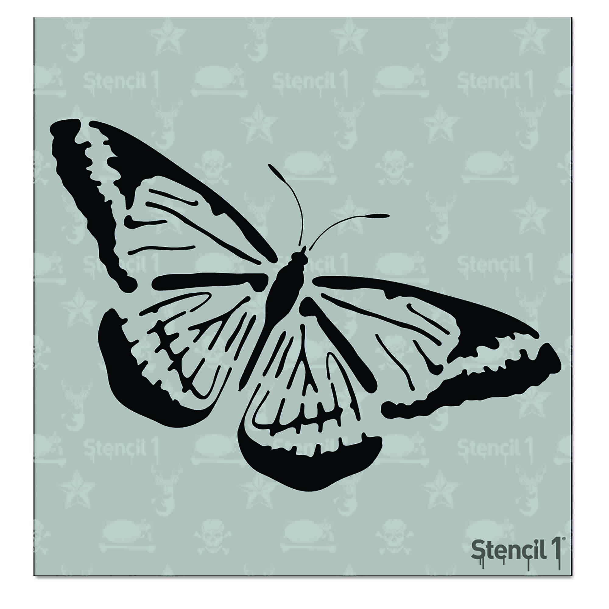 Layered Mixed Butterfly Stencil