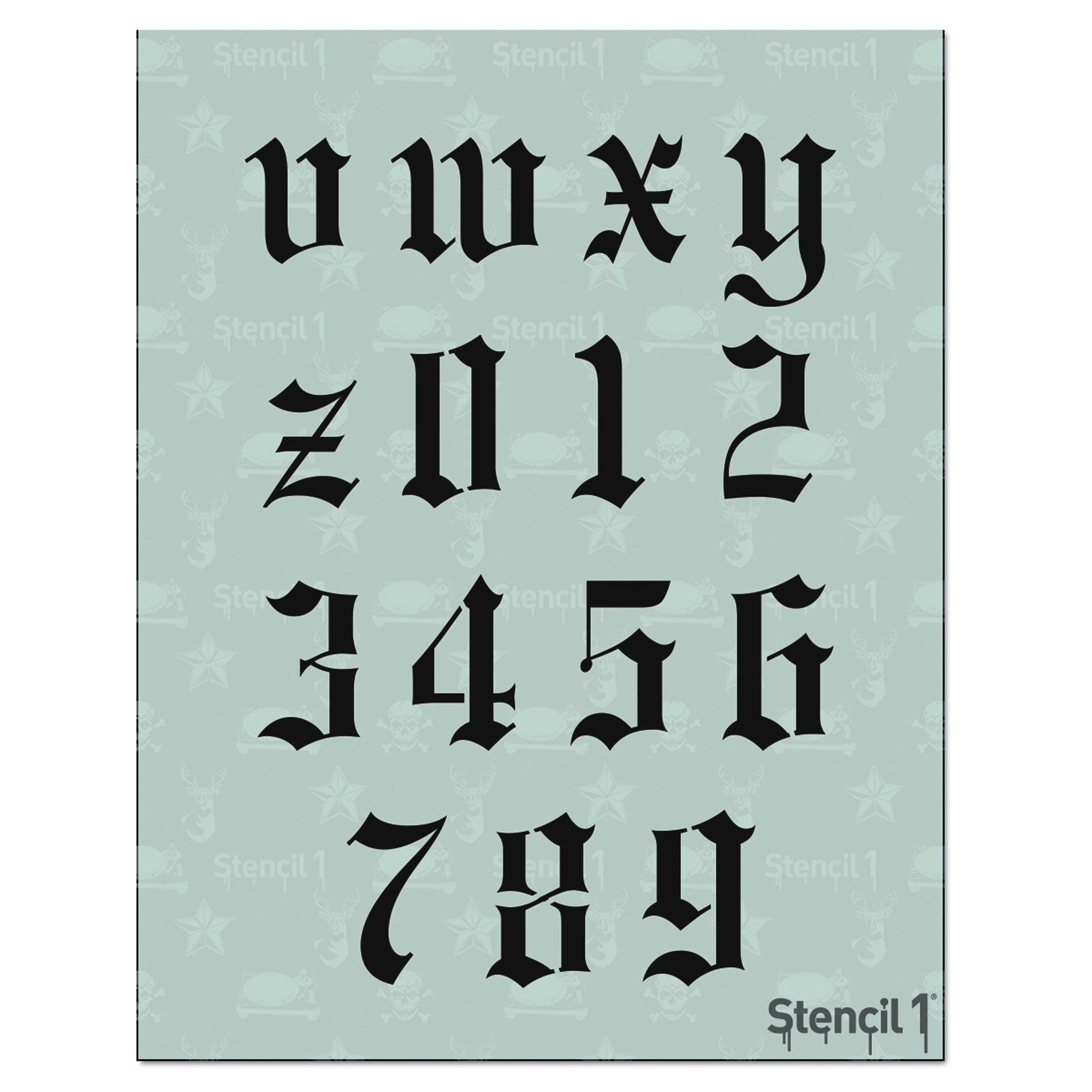 Old Lettering Set 2