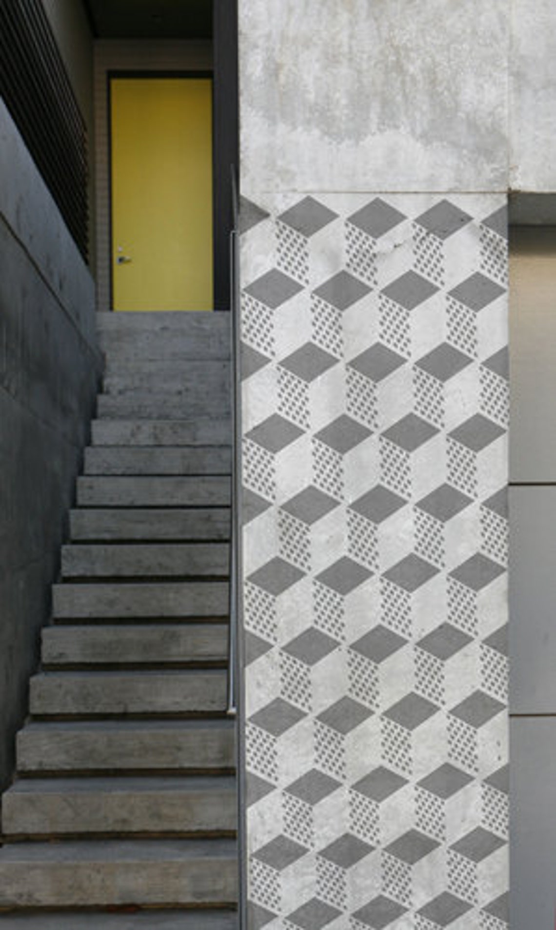 Geometric 3D Repeat Pattern Wall Stencil Reusable Craft & DIY | Etsy