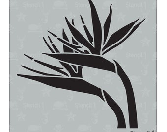 Bird of Paradise Stencil- Reusable Craft & DIY Stencils - S1_01_314_S - Small- (5.75"x6")- By Stencil1