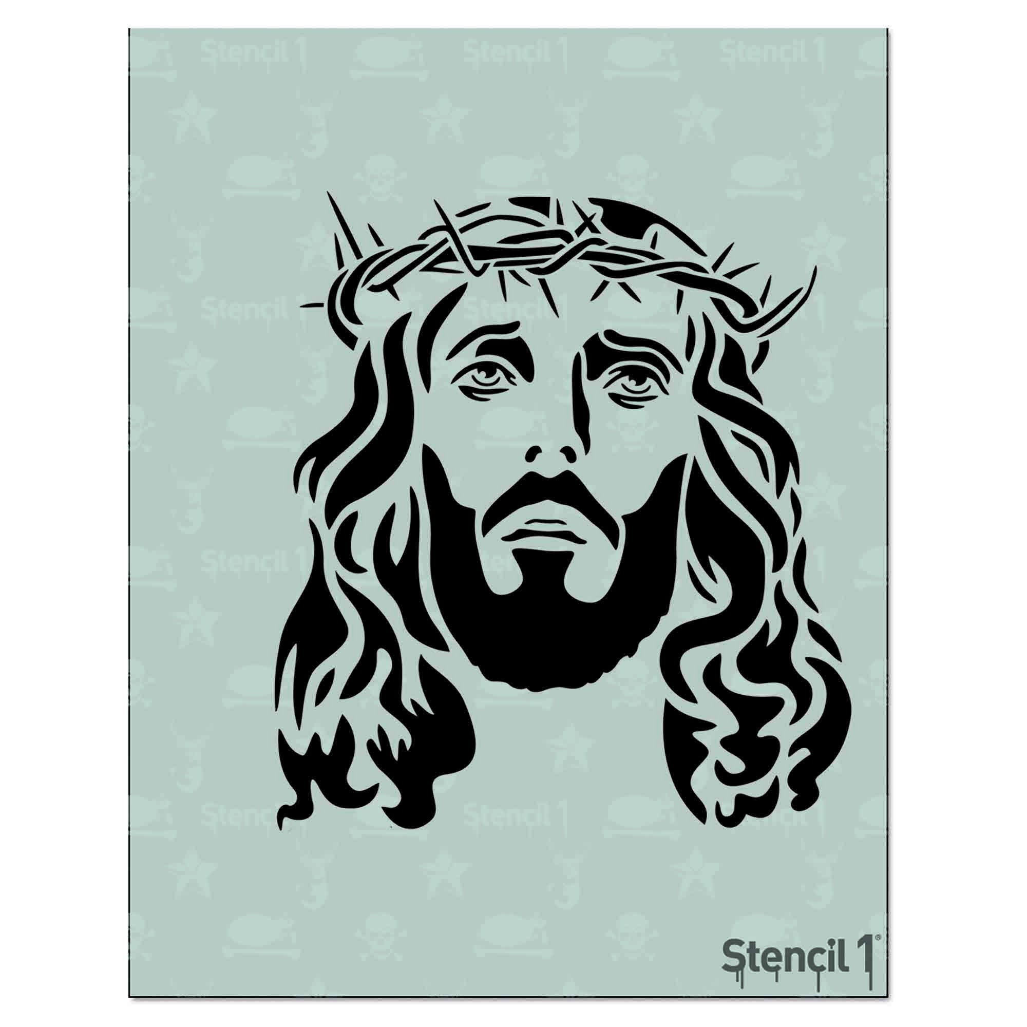 Jesus Stencil Reusable Craft & DIY Stencils S1_01_151 - Etsy