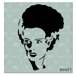 Bride of Frank Stencil- Reusable Craft & DIY Stencils- S1_01_HW_S7 -Small-(5.75"x6")- By Stencil1