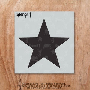 Tattoo Star Stencil - Reusable Craft & DIY Stencils - S1_6P_12_S5 ...