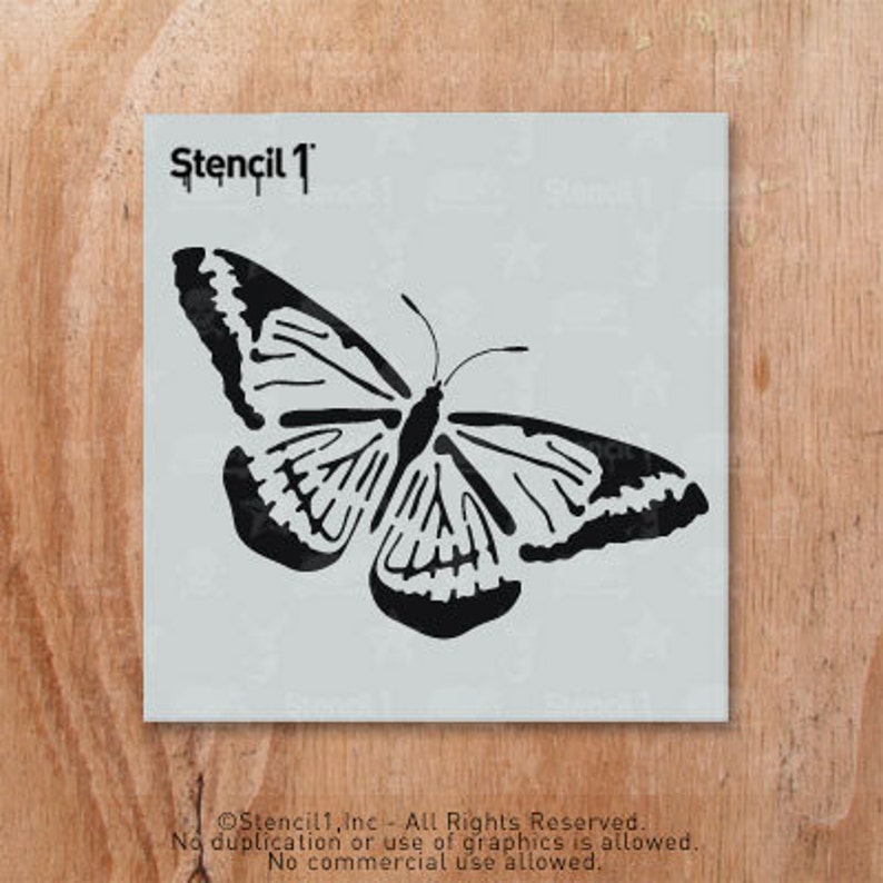 Butterfly Stencil Reusable Craft & DIY Stencils S1_01_79_S Etsy