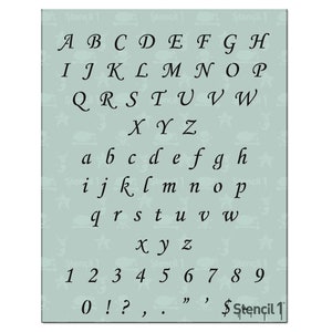 Pochoirs à Lettre, Modèles d'Alphabet, Pochoirs Alphabet Réutilisable