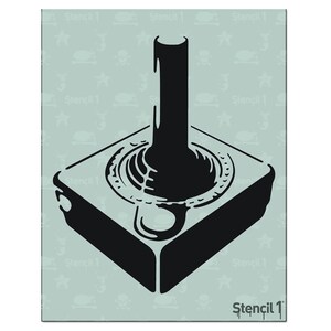 Joystick Stencil- Reusable Craft &DIY Stencils- S1_01_30 -8.5x11- By Stencil1