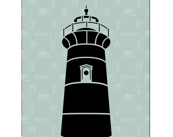 Lighthouse Stencil- Reusable Craft & DIY Stencils- S1_01_155 -8.5x11- By Stencil1