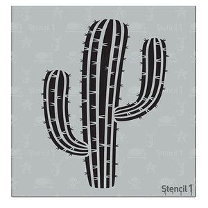 Cactus Stencil - cacti motif -Reusable Craft & DIY Stencils - S1_01_305_S - Small - (5.75"x6") - By Stencil1