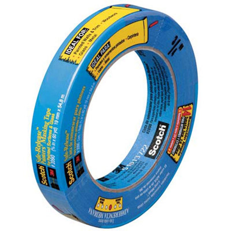 Blue Masking Tape 20mm X 50m, Painting Walls Decorating Artist Craft Easy Peel 2 Roll Pack - View #11