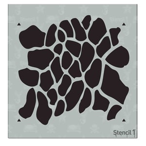 Giraffe Print Repeat Pattern Stencil- Reusable Craft & DIY Stencils - S1_PA_602_S - Small - (5.75" x 6") - By Stencil1