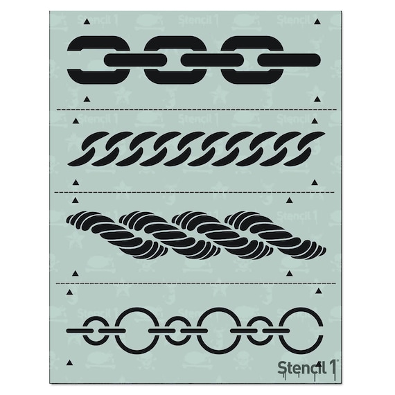 Fragment Logo Stencil (Set of 4)