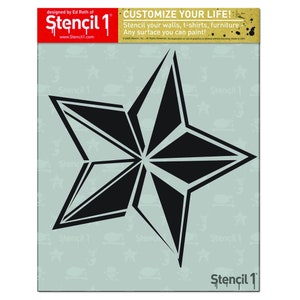 Star Stencil- Reusable Craft & DIY Stencils- S1_01_18 -8.5x11- by ...