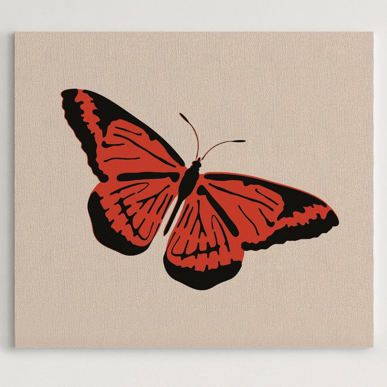 Download Butterfly Two Layer Stencil Reusable Craft & DIY Stencils ...