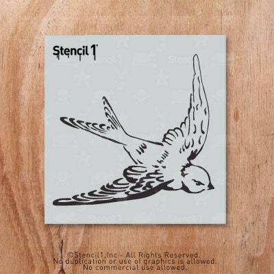 2 Stencil Rondini E Fiori 30x30cm - Per Pittura Su Legno Fai Da Te | Riutilizzabili E Facili Da Usare - Foto 8