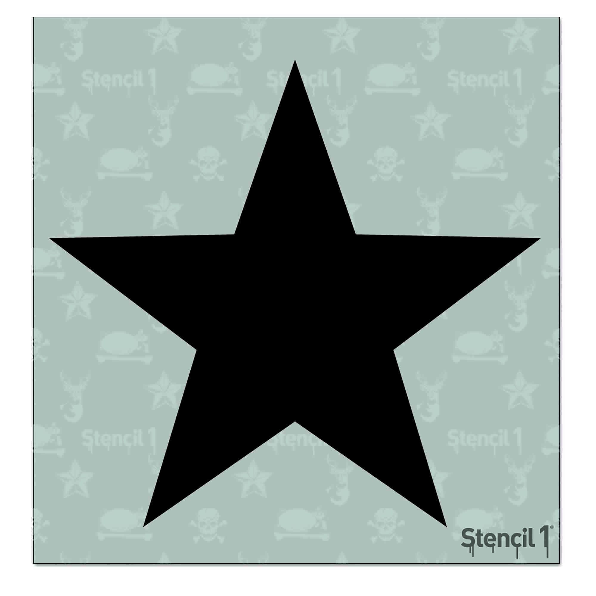 Tattoo Star Stencil Reusable Craft & DIY Stencils S1_6P_12_S5 small5.75x6  by Stencil1 