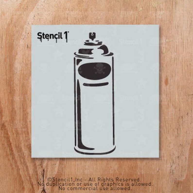 Spray Can Stencil Reusable Craft DIY Stencils S1_01_33_S Etsy